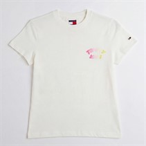 Tommy Jeans Womens Bubble T-Shirt Ecru