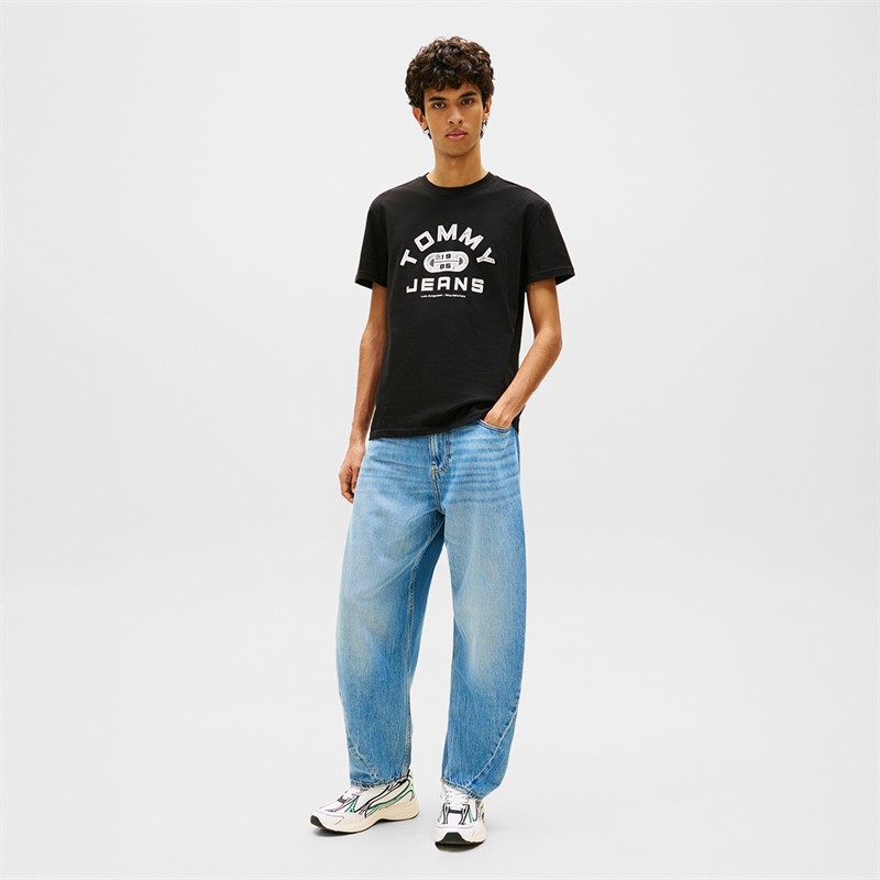 Tommy Jeans Mens TJ Gym T-Shirt Black