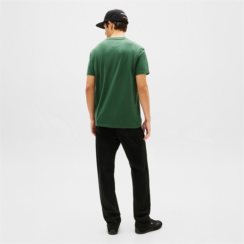 Tommy Jeans Mens TJ Gym T-Shirt Shadow Pine