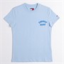 Tommy Jeans Womens Bubble T-Shirt Light Powdery Blue