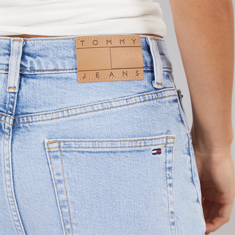 Tommy Jeans Womens Mom Jeans Denim Light
