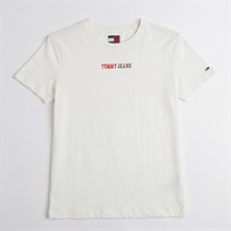 Tommy Jeans Womens Essential T-Shirt Ecru