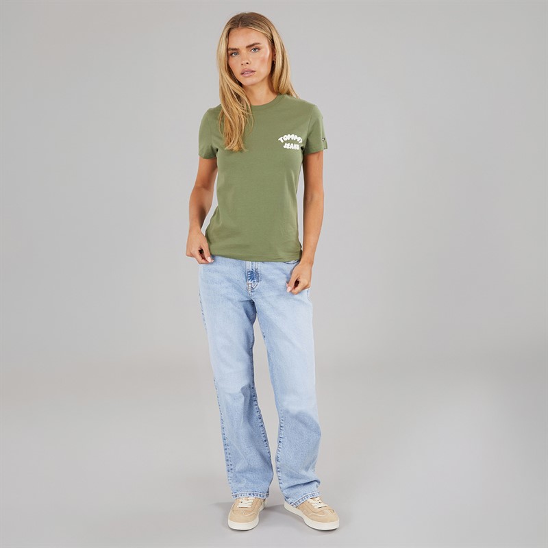 Tommy Jeans Womens Kira Slim Jeans Denim Light