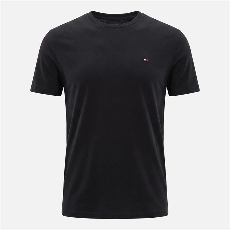 Tommy Jeans Mens Three Pack Slim Fit T-Shirts Black/Dark Blue/Ecru
