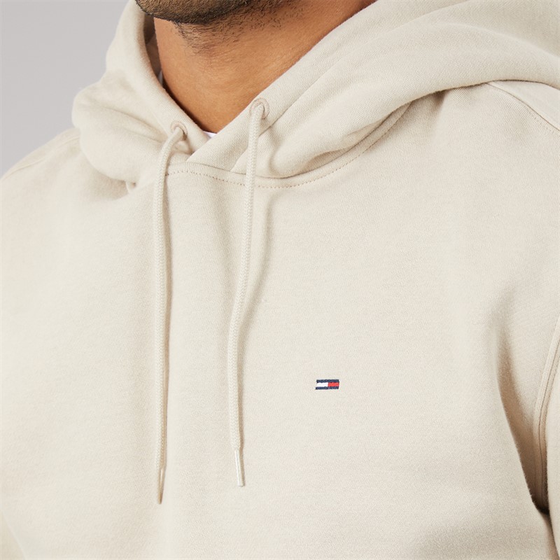Tommy Jeans Mens Flag Hoodie Gulf Sand