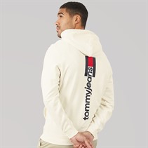 Tommy Jeans Mens Entry DNA Hoodie Ancient White