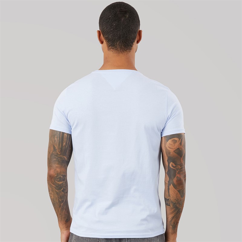 Tommy Jeans Mens Slim Fit T-Shirt Moonlight Iris