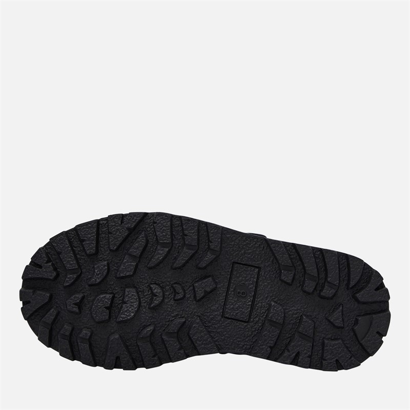 Little Divas Infant Girls T-Bar School Shoes Black Patent Pu
