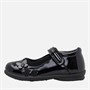 Little Divas Infant Girls Mary Jane School Shoes Black Patent