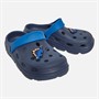 Little Dudes Boys Dinosaur Moulded Clogs Navy