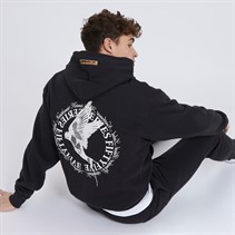 Fiftyfive Mens Sorpe Logo Hoodie Black