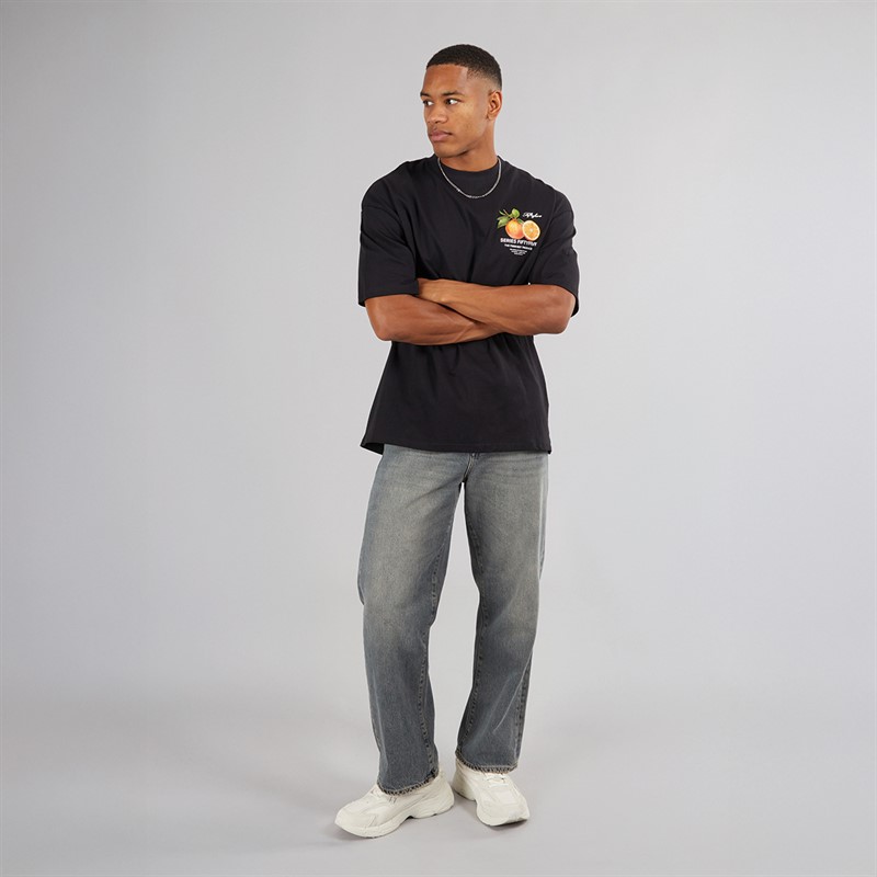 Fiftyfive Mens Mullican Crew T-Shirt Black