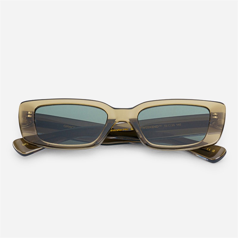 MessyWeekend Grace Reveal Solbriller Bottle Green/Transparent