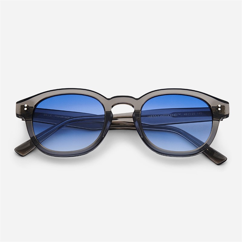 MessyWeekend Billie Solbriller Grey Crystal