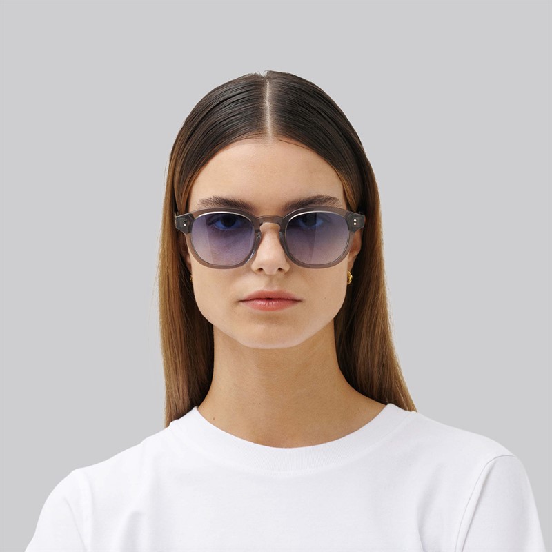 MessyWeekend Billie Solbriller Grey Crystal