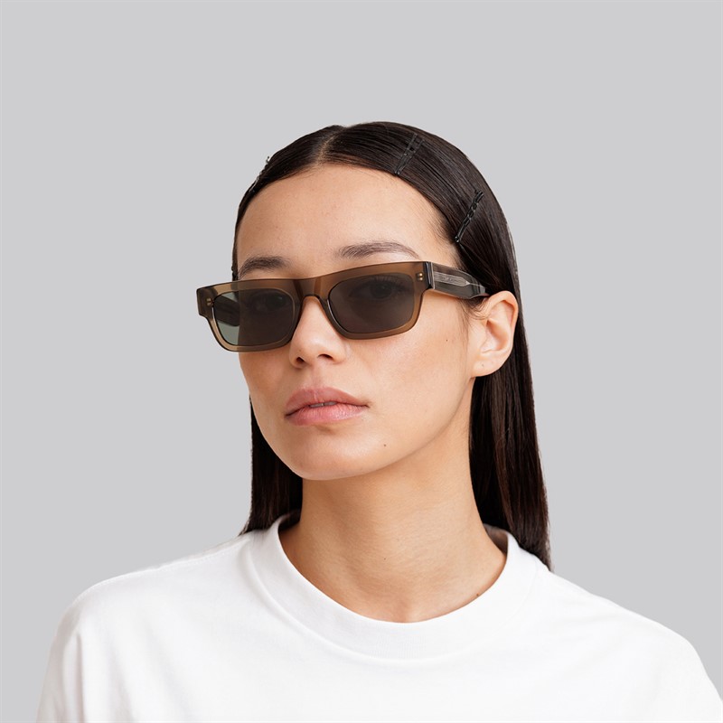 MessyWeekend Ny Dylan Reveal Solbriller Bottle Green/Transparent