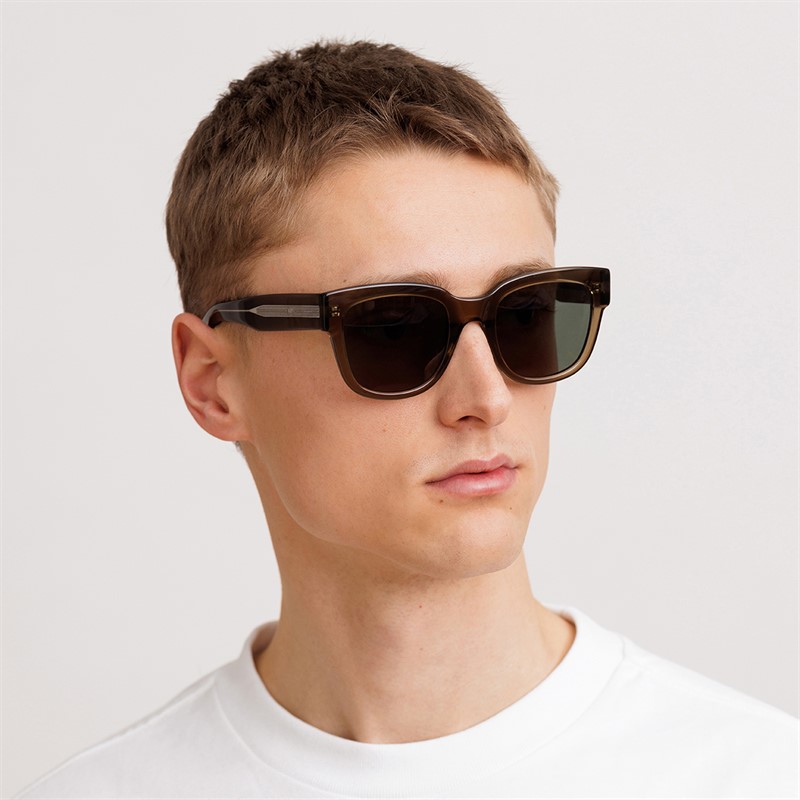 MessyWeekend Live Enthüllung Sonnenbrille Bottle Green/Transparent