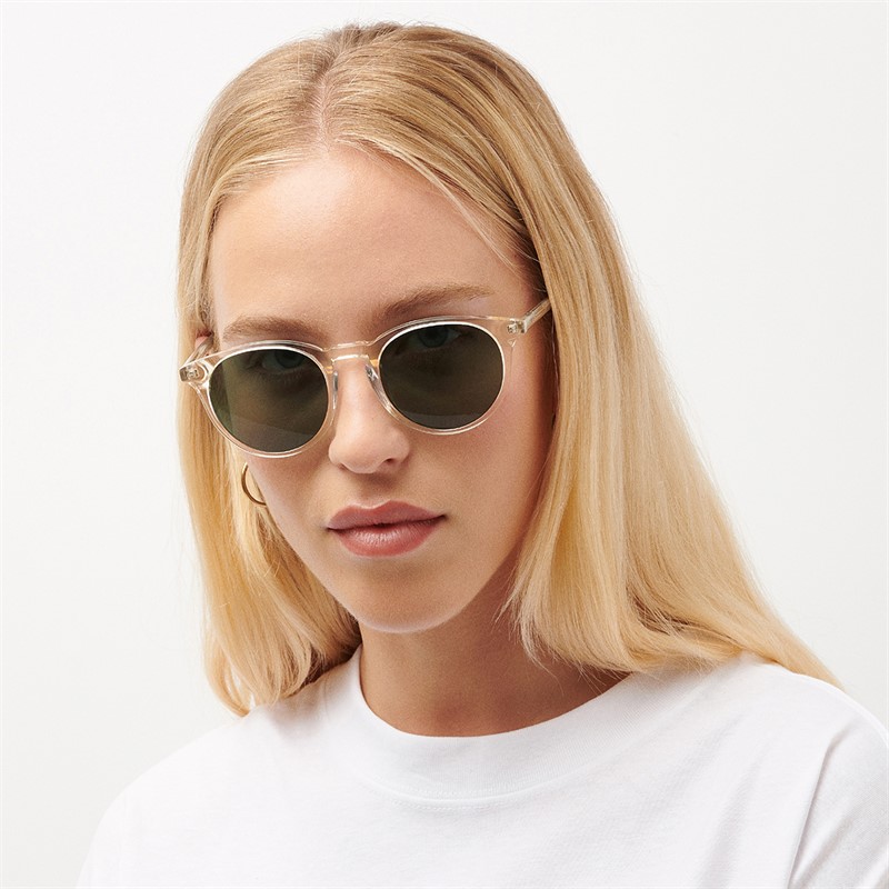 MessyWeekend Nouvelles lunettes de soleil Depp Bio Champagne