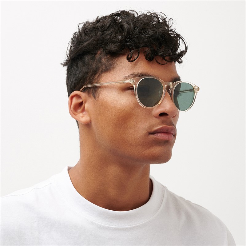 MessyWeekend Nouvelles lunettes de soleil Depp Bio Champagne