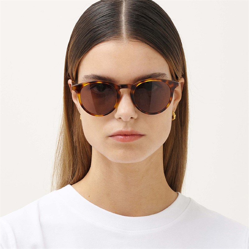 MessyWeekend Nouveaux Lunettes de Soleil Depp Tortoise