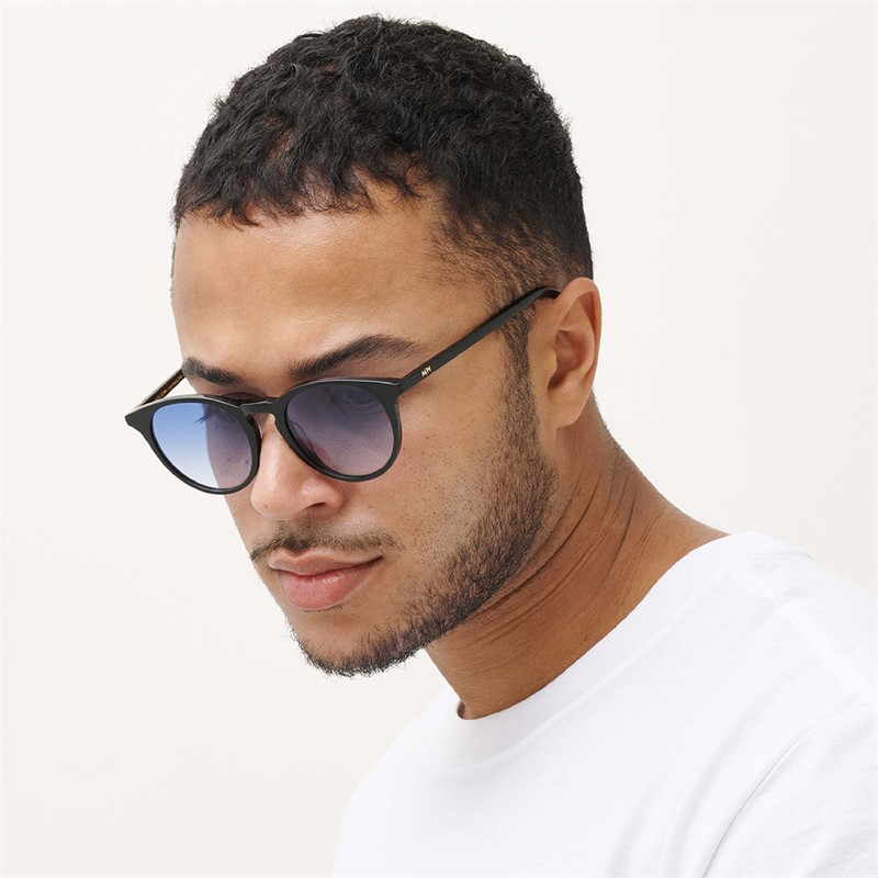 MessyWeekend Nouveaux Lunettes de Soleil Depp Noir