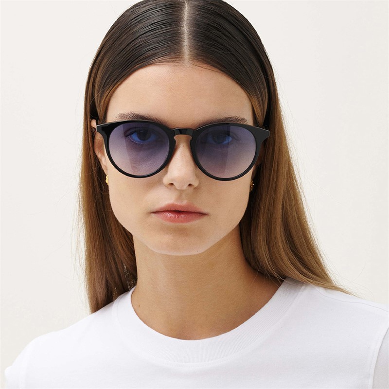 MessyWeekend Nouveaux Lunettes de Soleil Depp Noir