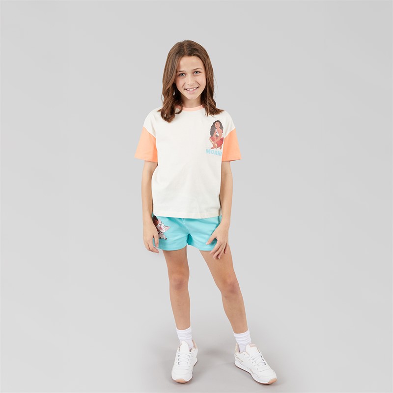 Moana Girls T-Shirt And Shorts Co-Ord Set Multi