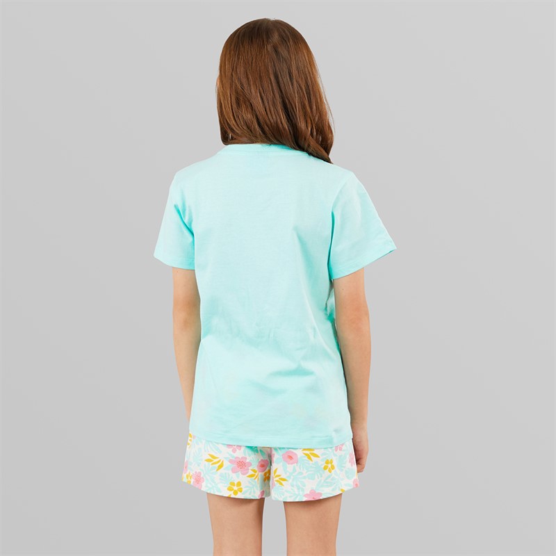 Hello Kitty Girls T-Shirt And Shorts Co-Ord Set Blue