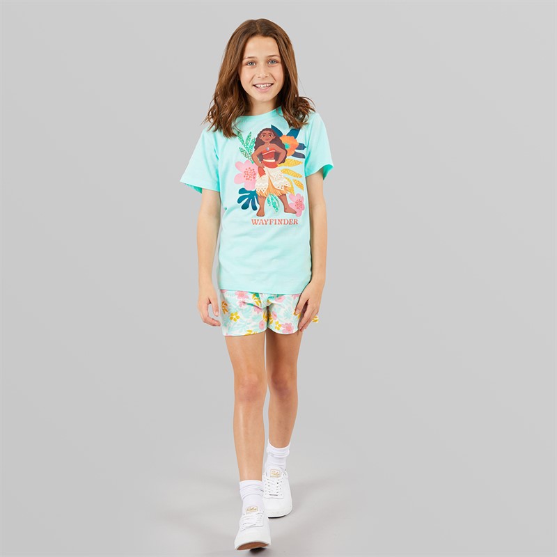 Hello Kitty Girls T-Shirt And Shorts Co-Ord Set Blue