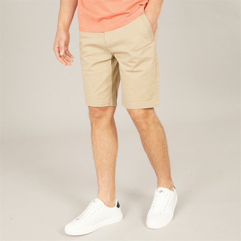 Saltwell Mens Beward Chino Shorts Stone - Size 32
