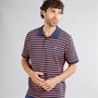 Saltwell Mens Crail Polo Shirt Navy/Coral