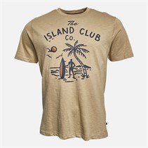 Saltwell Mens Bamburgh T-Shirt Light Stone