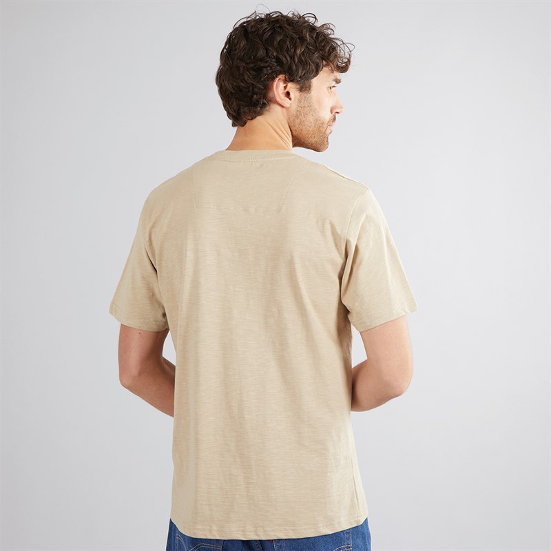 Saltwell Mens Bamburgh T-Shirt Light Stone