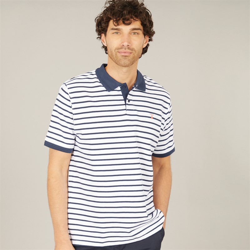 Saltwell Mens Crail Polo Navy/White