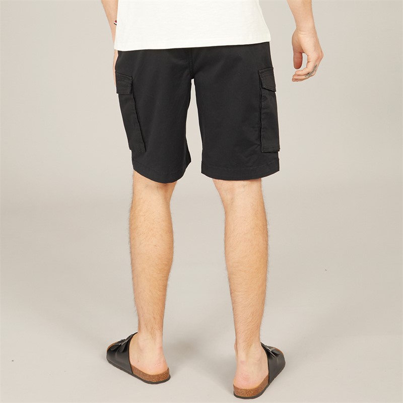 Saltwell Mens Newlyn Cargo Shorts Black