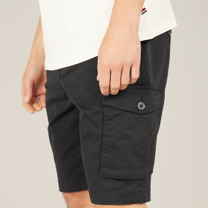 Saltwell Mens Newlyn Cargo Shorts Black
