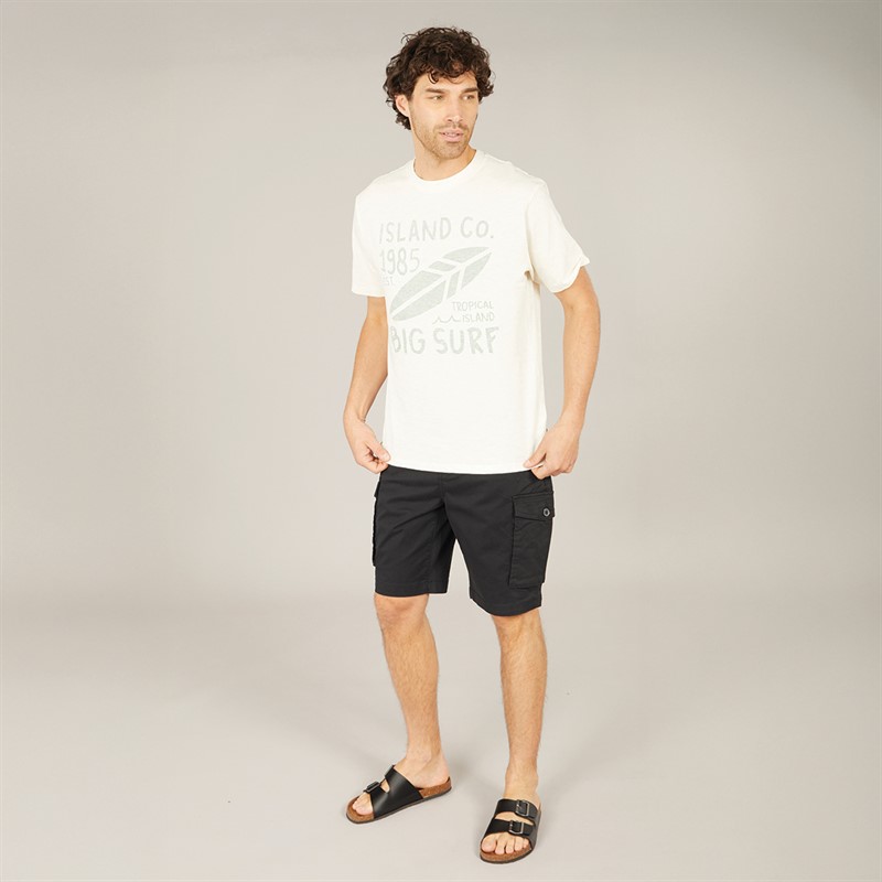 Saltwell Mens Newlyn Cargo Shorts Black