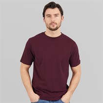 Saltwell Mens Nelson T-Shirt Burgundy Burgandy