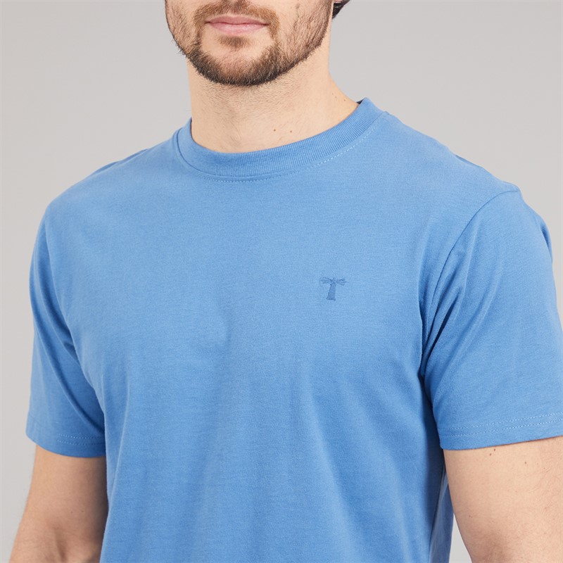Saltwell Mens Nelson T-Shirt Mid Denim