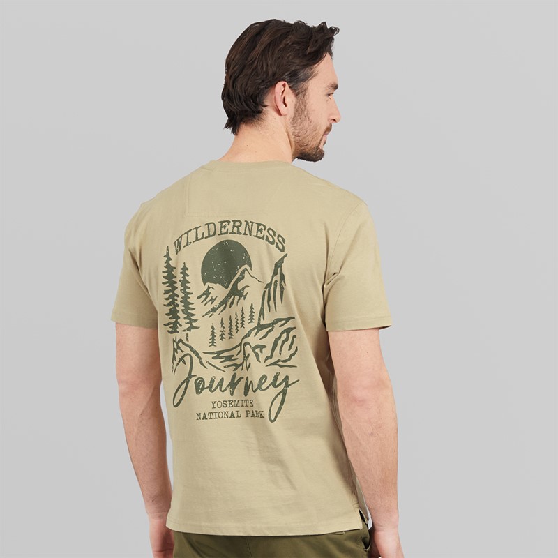 Saltwell Mens Thiago T-Shirt Pebble