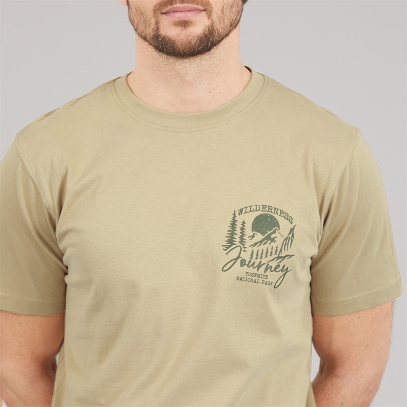 Saltwell Mens Thiago T-Shirt Pebble