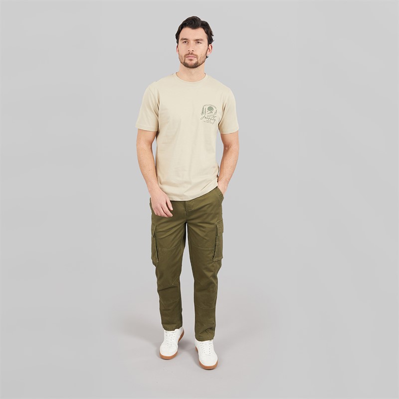 Saltwell Mens Hayle Cargo Trousers Khaki
