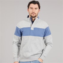 Saltwell Mens Girona Sweatshirt Light Grey Marl Ligt Grey Marl