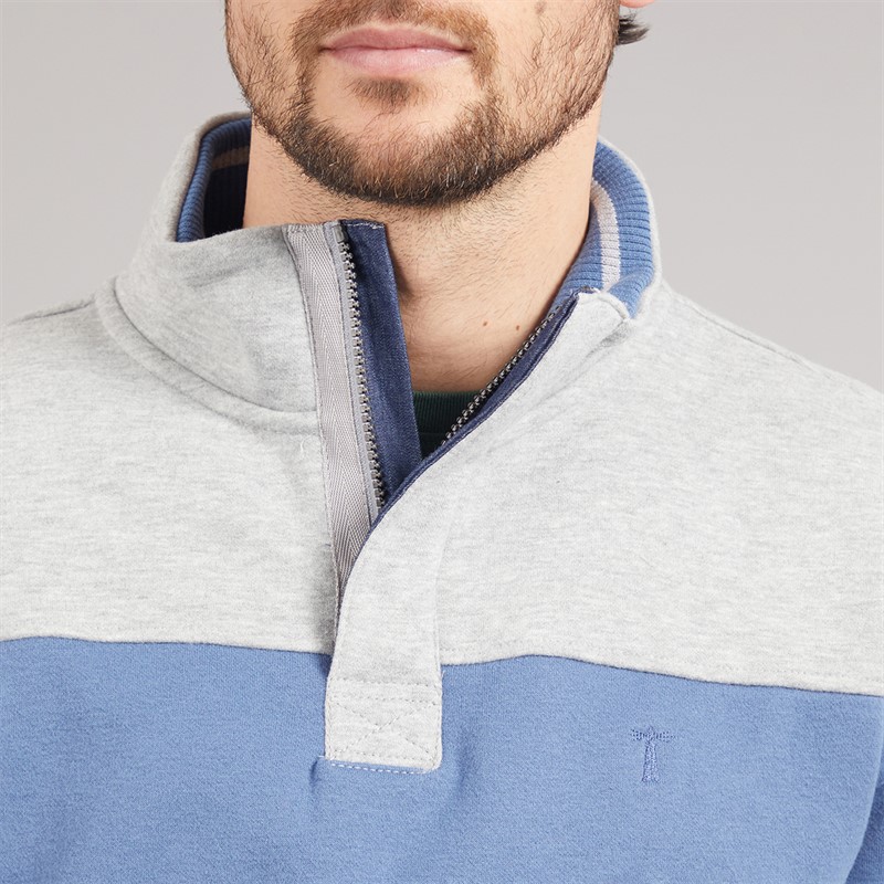 Saltwell Mens Girona Sweatshirt Light Grey Marl Ligt Grey Marl