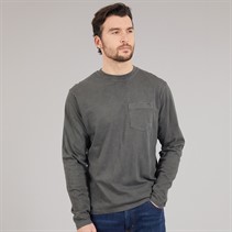 Saltwell Mens Picton Long Sleeve T-Shirt Slate
