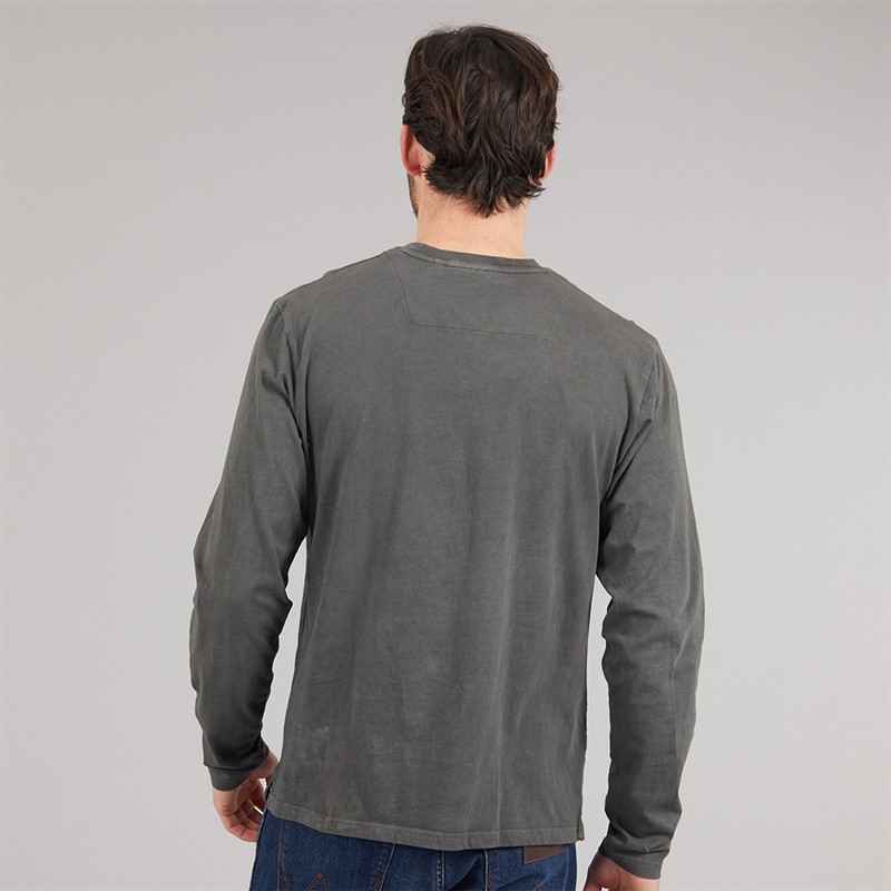 Saltwell Mens Picton Long Sleeve T-Shirt Slate