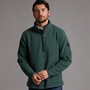 Saltwell Mens Peak Half Zip Fleece Sweatshirt Green