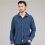Saltwell Mens Langdale Cord Shirt Blue