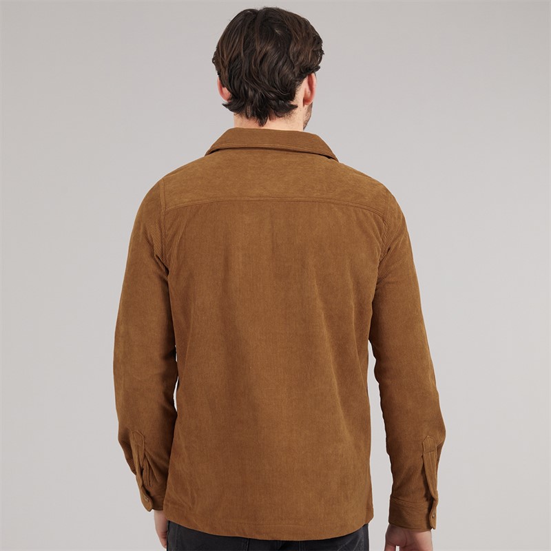 Saltwell Mens Langdale Cord Shirt Toffee