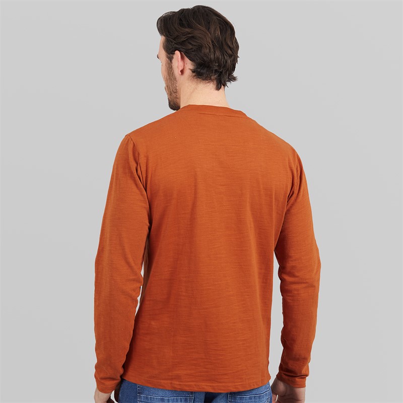 Saltwell Mens Gary Grandad T-Shirt Amber